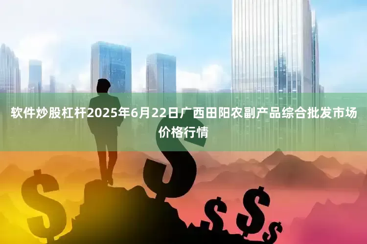 软件炒股杠杆2025年6月22日广西田阳农副产品综合批发市场价格行情